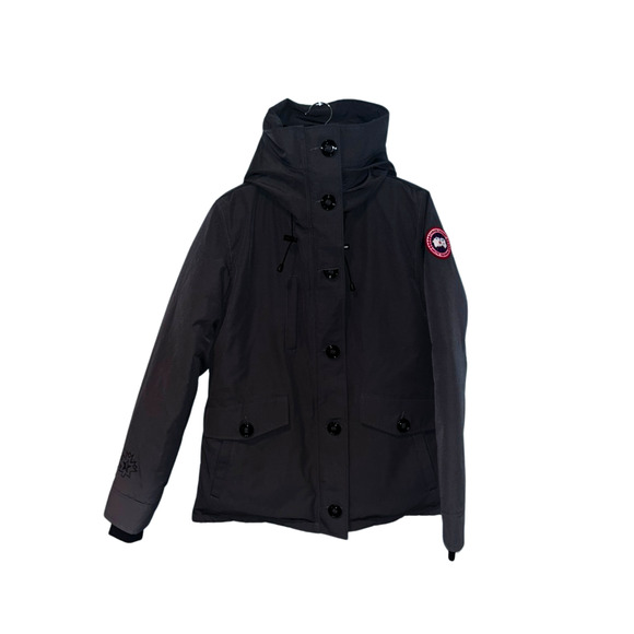 Canada Goose NBA Exclusive Rideau Parka Down 3800L Graphite Size L Women's - Picture 3 of 14